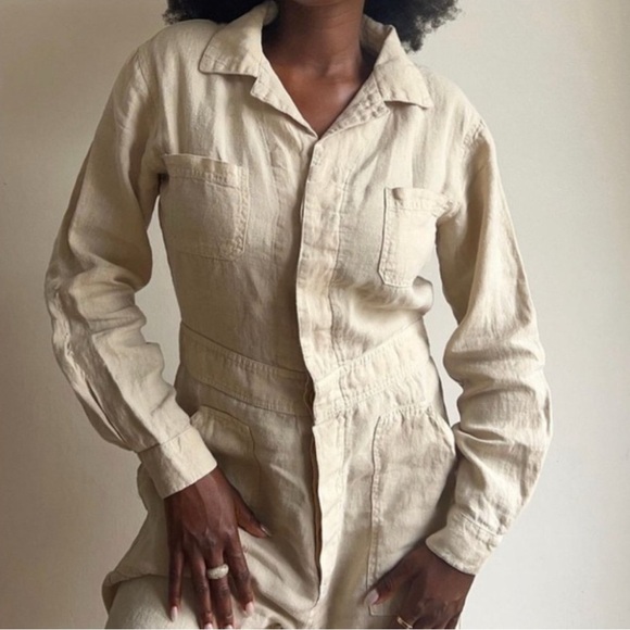 MATE The Label Linen Jumpsuit - Picture 1 of 7